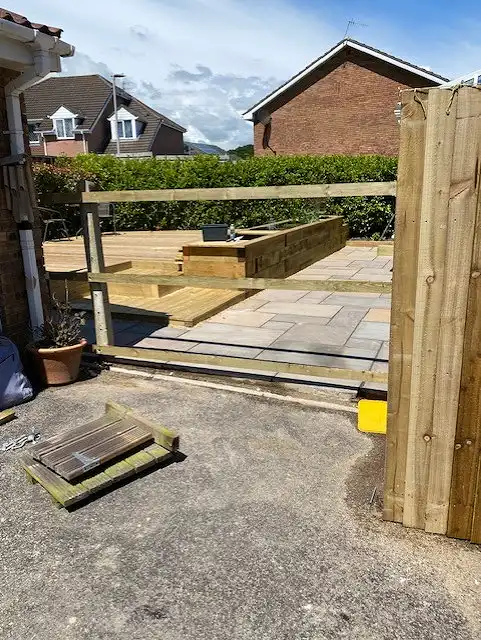 Bespoke Carpentry - Decking : Flowerbed : Pond : bbq Area 15