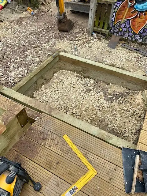 Bespoke Carpentry - Decking : Flowerbed : Pond : bbq Area 6