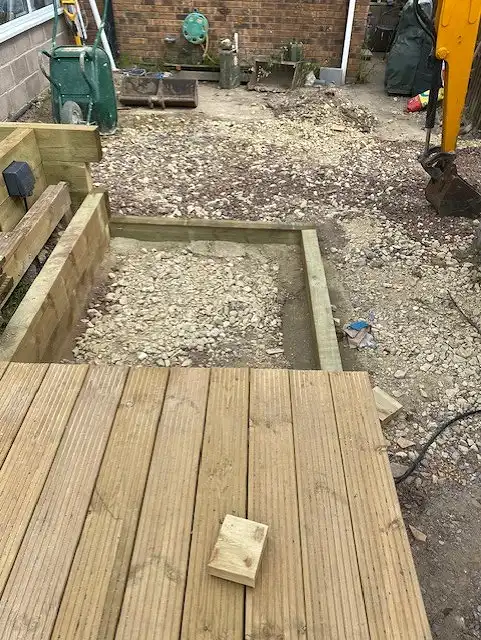 Bespoke Carpentry - Decking : Flowerbed : Pond : bbq Area 9