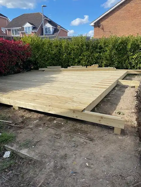 Bespoke Carpentry - Decking : Flowerbed : Pond : bbq Area