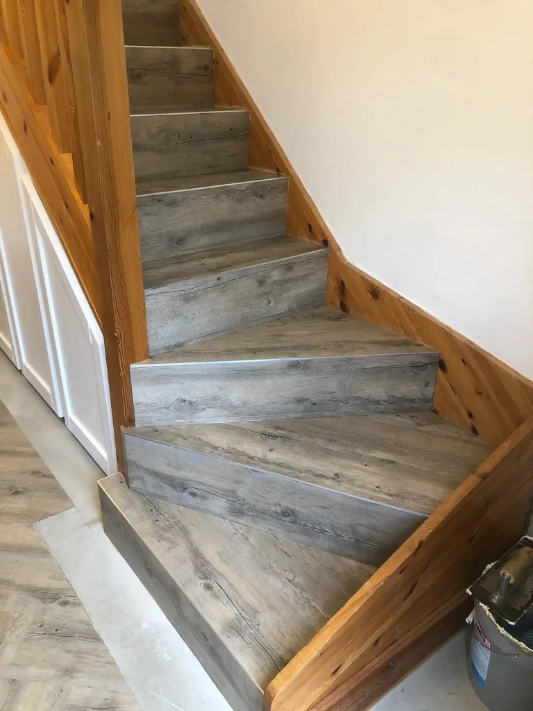 Bespoke Carpentry - LVT Stairs