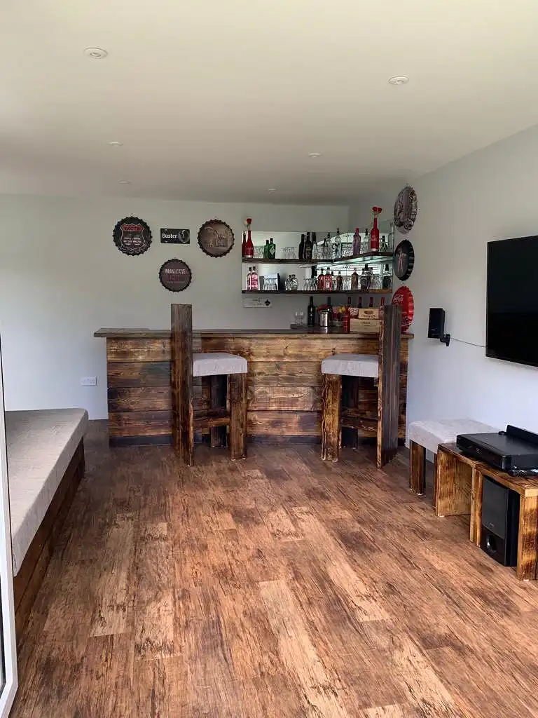 Bespoke Carpentry - Social Room, Bar, Stairs